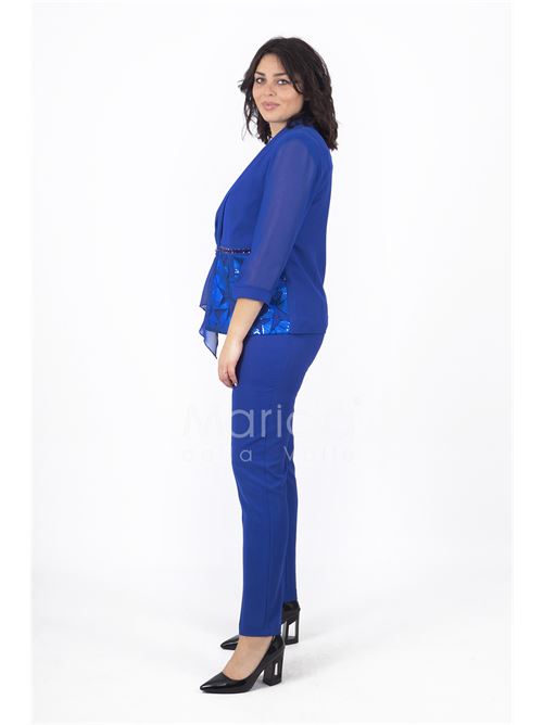 tailleur 3 pezzi giacca paiette LUDOVICA HASSLER | LH903ROYAL